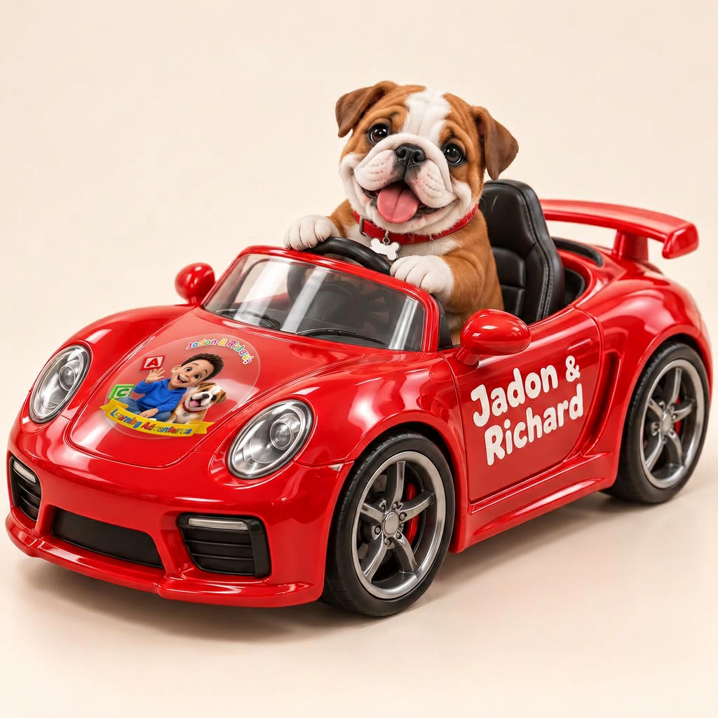 Jadon's Red Sports Car