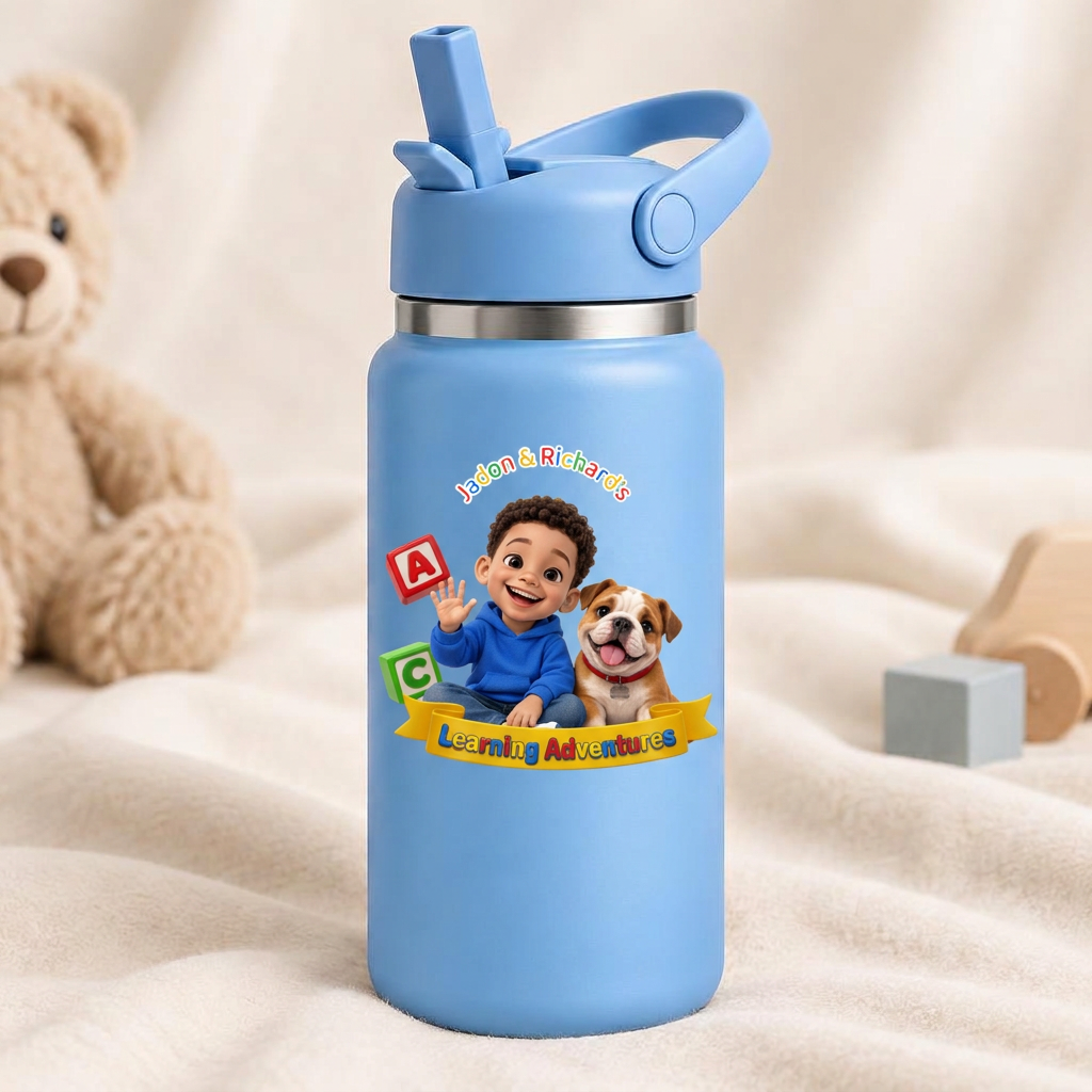Blue Water Bottle