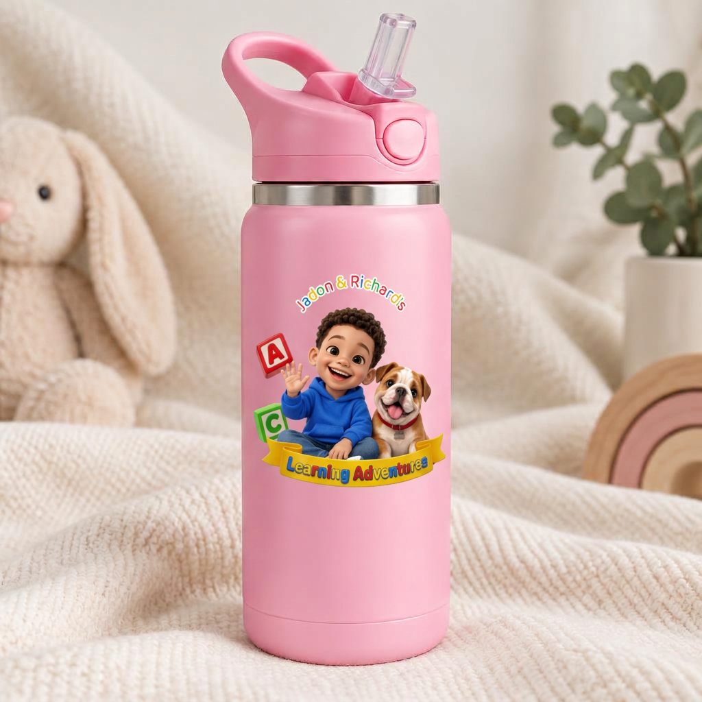 Pink Water Bottle